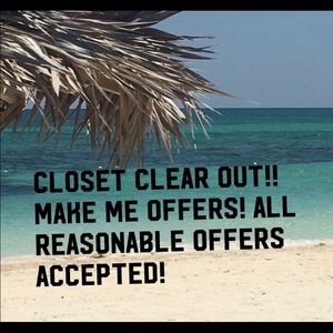 💥FLASH SALE!! EVERYTHING MUST GO CLOSET CLEAR OUT💥MAKE REASONABLE OFFERS!!